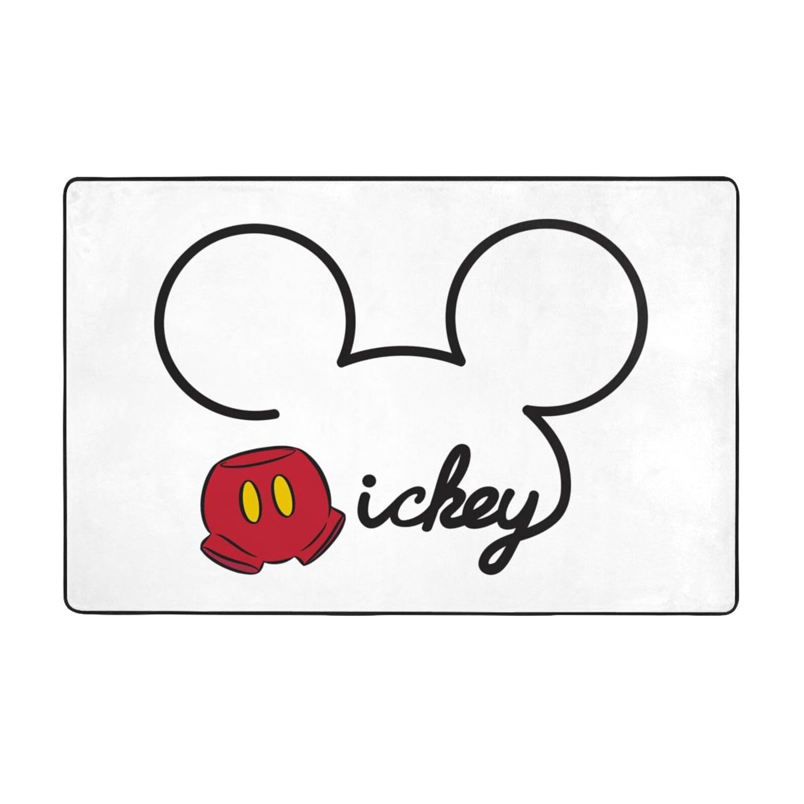 ディズニー　ミッキーマウス　ブランケット　マルチカバー　ラグ　147x134 ディズニー ミッキーマウス ブランケット マルチカバー ラグ 147x134