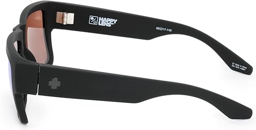 Miniatura 2 de Spy Optic Cyrus - Lentes de sol negro mate con lente Spectra azul bronce + adhesivo SPY, Negro mate suave