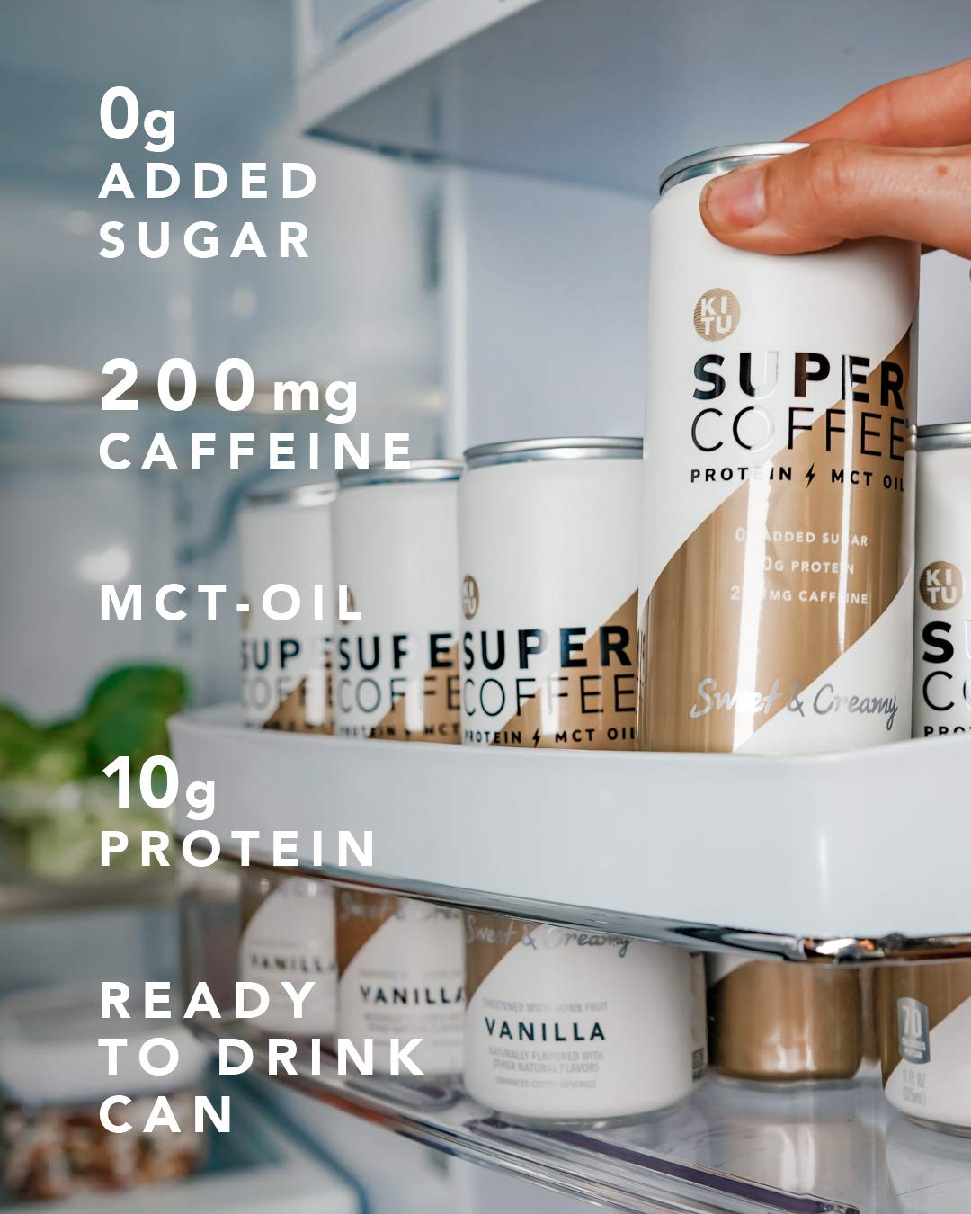 専門店では Super Coffee Keto Protein 0g Added Sugar 10g 70 Calories Vanilla 11 Fl Oz 24 Pack Iced Smart Drinks Brunofert Com