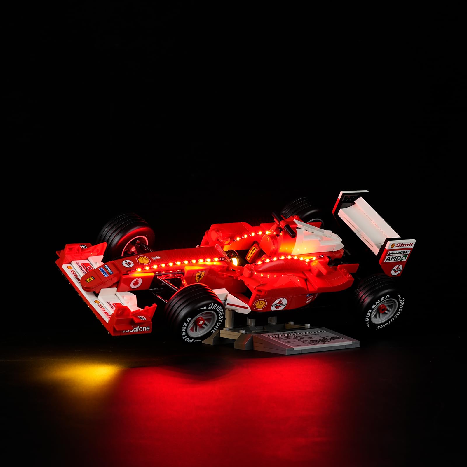 LIGHTAILING Led Light for Lego-11375 Icons Ferrari F2004 & Michael Schumacher - Easy Install, Hidden Wiring, Home Decor & Gift-Ready (Model Not Included)
