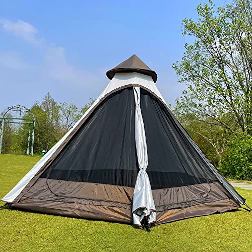 Carpa impermeable para camping tipo Tipi 2-4 personas miniatura 1
