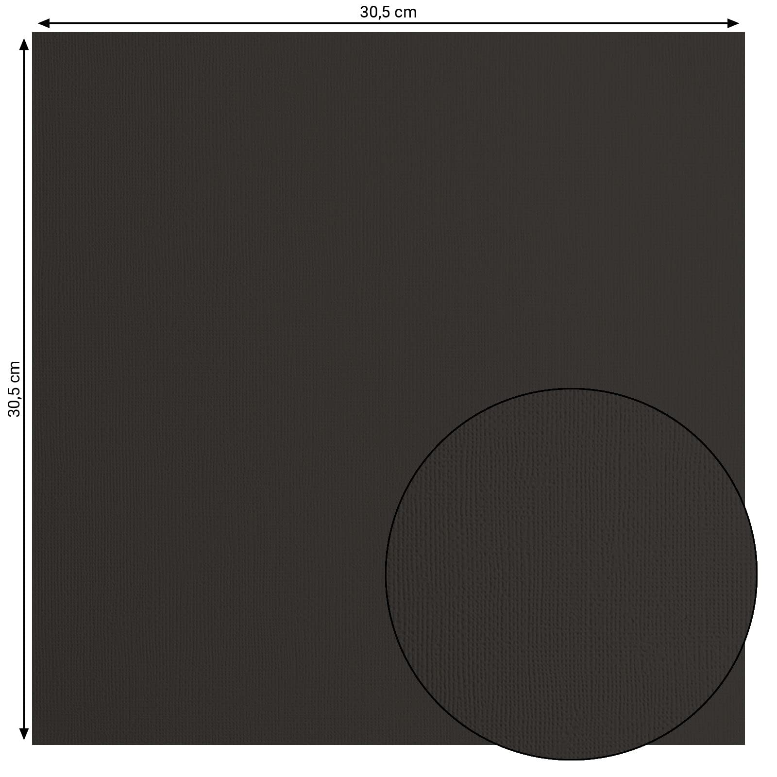 Cartoncino Florence Testurizzato Nero - 20 Fogli 30.5x30.5cm, 216gsm, Per Scrapbooking - Foto 11