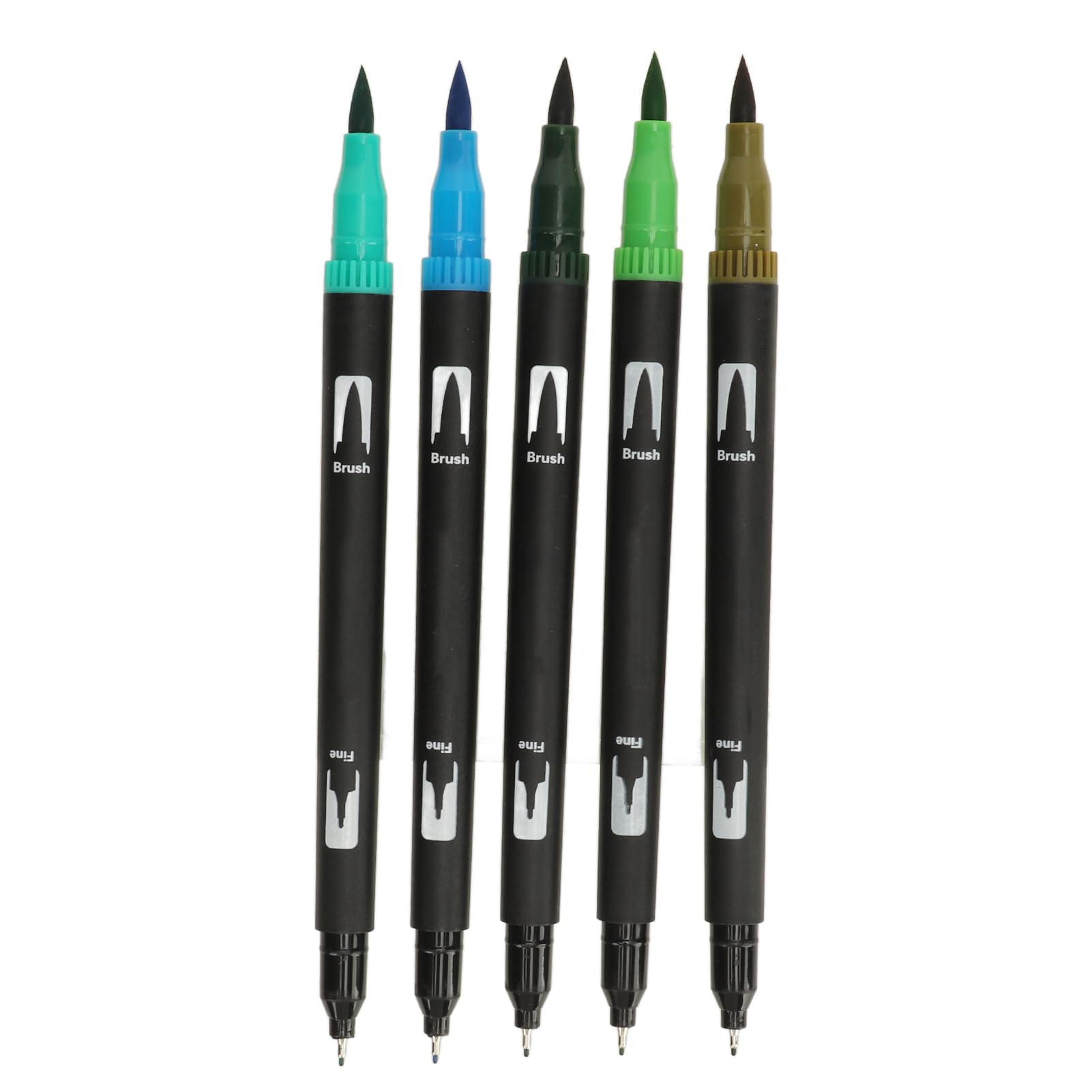 AMONIDA 168 Farben Dual-Pinsel-Markerstifte mit Feinen und Pinselspitzen Zum Malen und Zeichnen von Kunstprojekten für und Erwachsene – Umweltfreundliche Tinte auf Wasserbasis