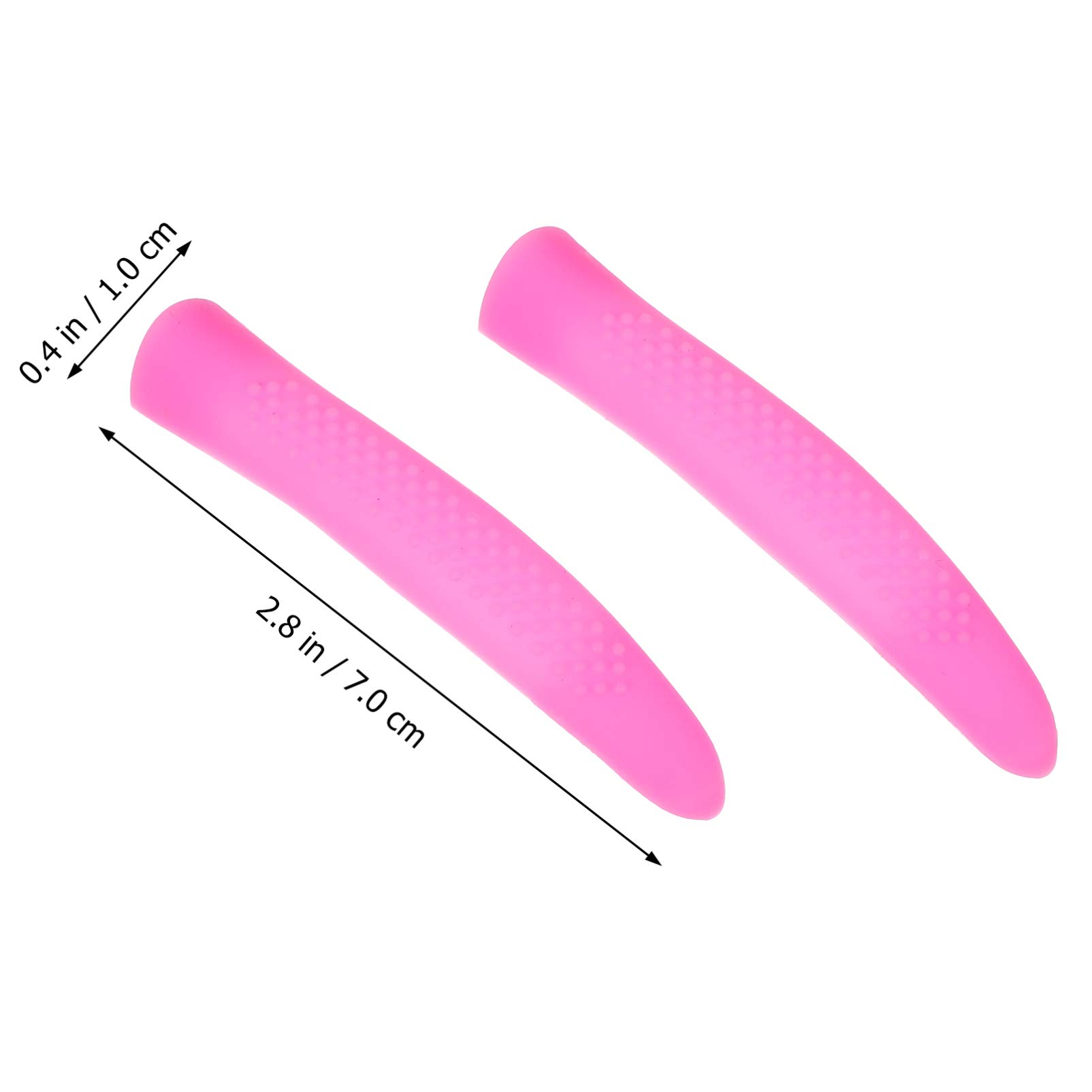 15paia Coprimanico Silicone Antiscivolo Per Forbici Cuticole Di Manicotti Protettivi Per Trimmer Facile Da Installare e Sicuro Per Uso Manicure