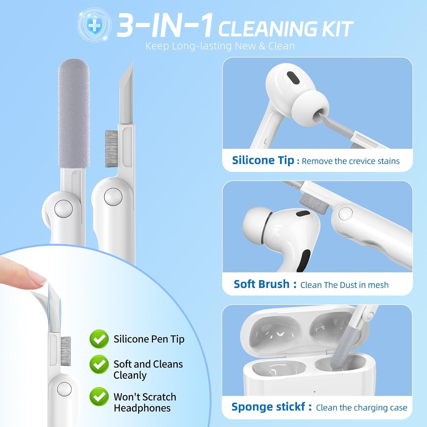 Amazon | Apple AirPods Pro 2 Gen用フラワー刻印ケース
