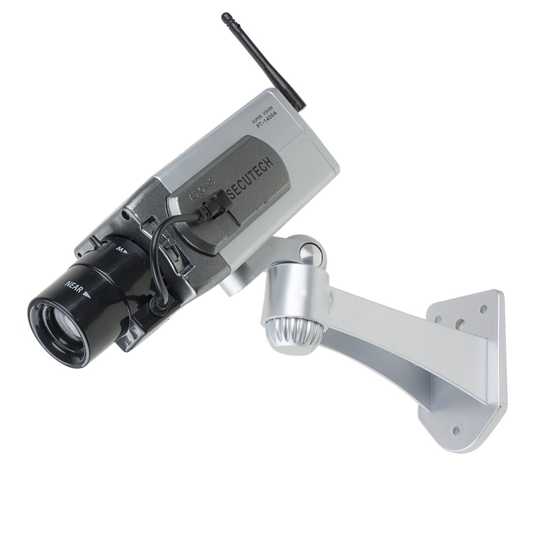 Aexit (Electronic security) CCTV Dummy Realistic Looking Security Camera Red LED Light Warning AA (57ry349qf607) Battery Powered-image-23