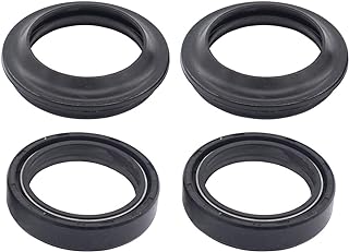MOTOKU 4-Pack Fork Oil & Dust Seal for FX, XL, CB, and VF Models