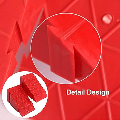 Miniatura 6 de Non-Slip Wheelchair Ramp, Portable Threshold Ramp for Indoor or Outdoor, Bathroom, Doorways, Supermarkets Entrance, Garage Entrance, PP Plastic