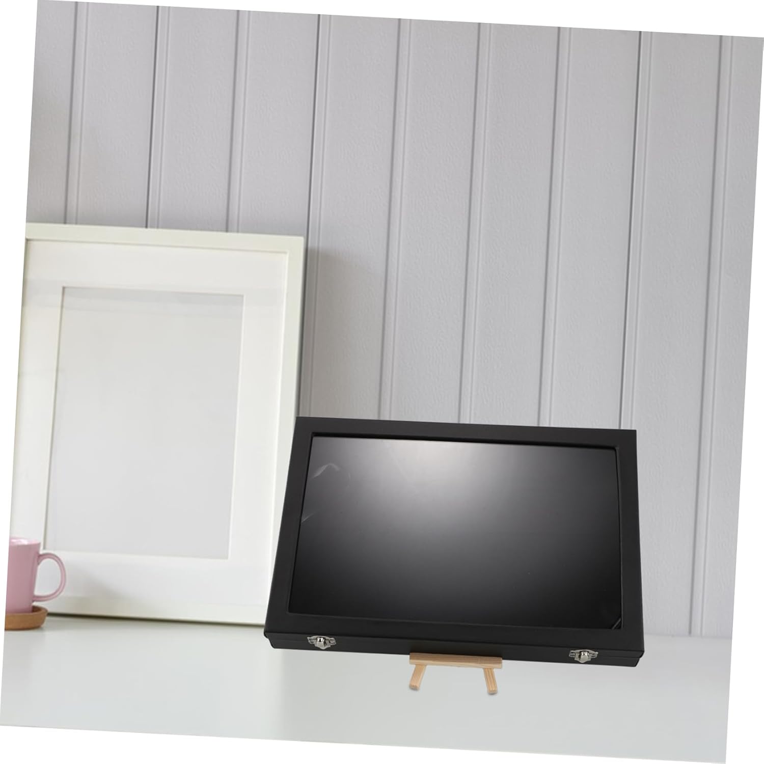 1 Set Wall and Tabletop Pin Display Case Shadow Box for Medals Badges and Jewelry Pins Protection for Collectors Elegant Showcase for Home