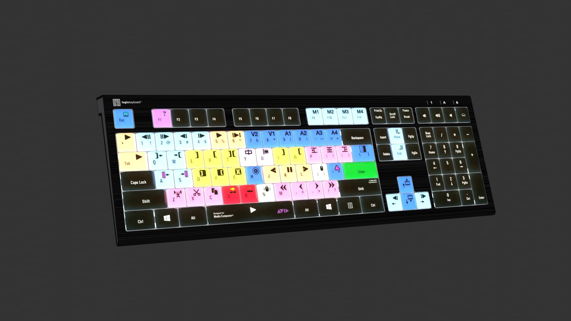 Amazon | Logickeyboardバックライト付き「Astra2」。Windows PCのAvid