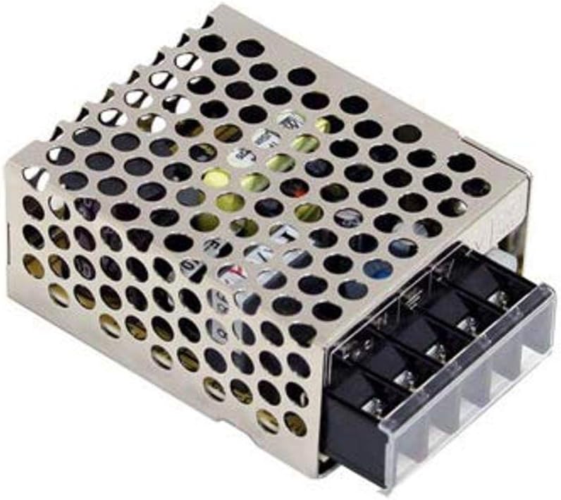 MEAN WELL RS-15-12 AC to DC Power Supply Single Output, 12V 1.3 Amp 15.6W