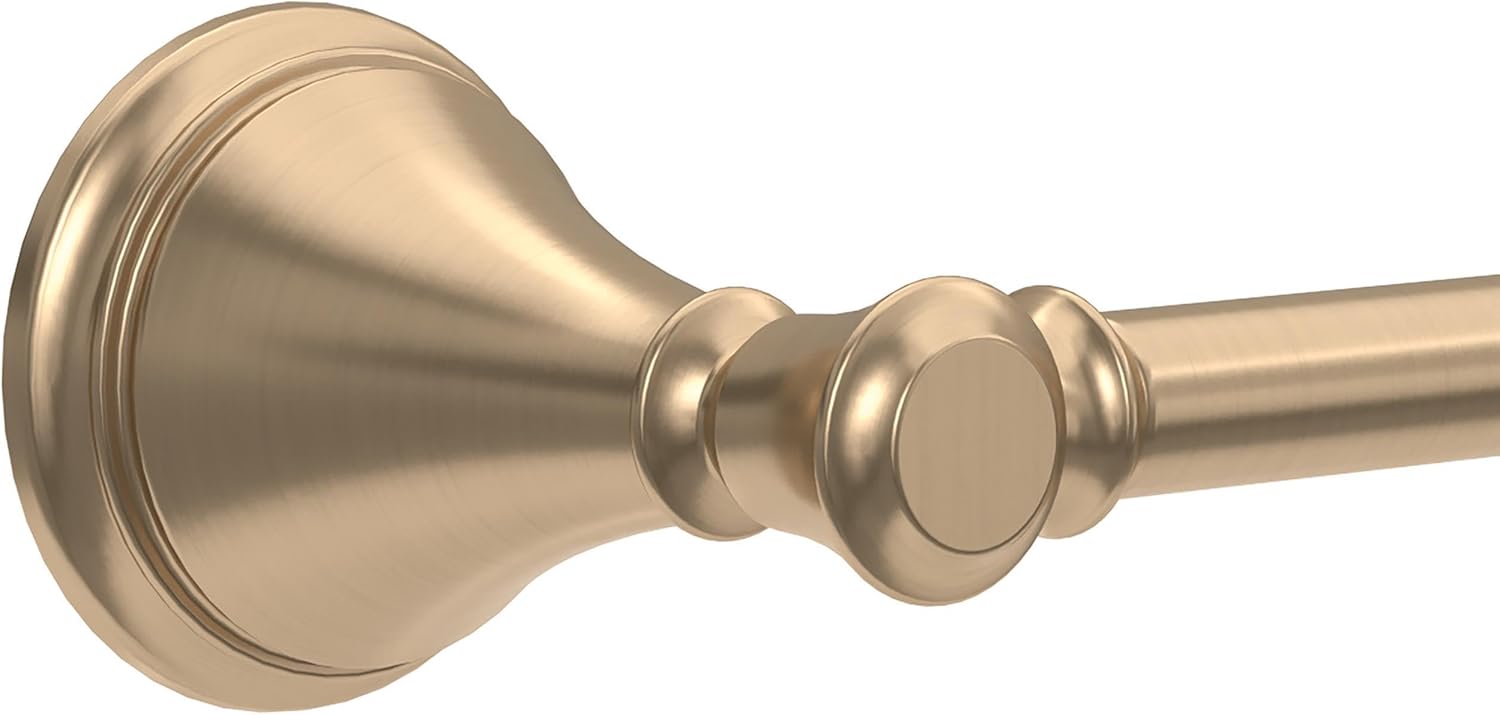 DELTA Cassidy Toilet Paper Holder, Champagne Bronze, Bathroom Accessories, 79750-CZ 3.63 x 8.38 x 3.63 Inches - Image 4