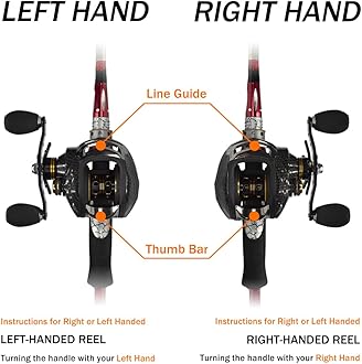 Baitcasting Reels, 17+1BB Magnetic/Centrifugal Brake Systems Baitcaster Reel, High-Speed Gear Ratio 7.0 Ultra Smooth Low Profile Baitcast Fishing Reel