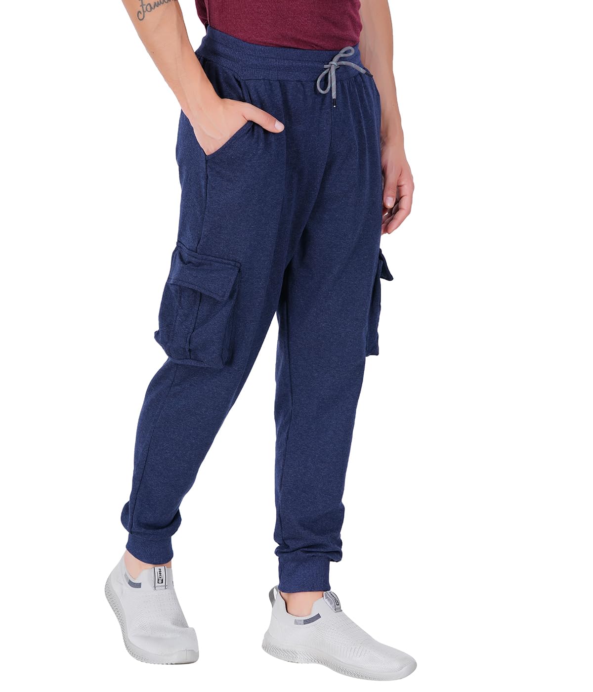GenericTing Tony Men's Stylish Cotton Cargo Track Pant