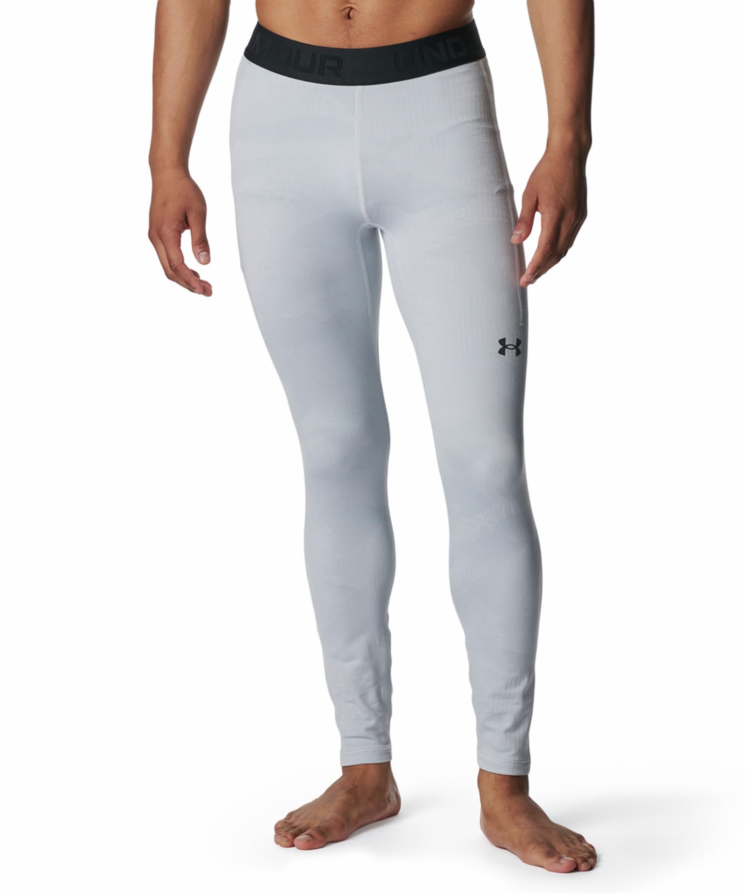 新品 Mサイズ グレー アンダーアーマー スーパーベースレギングス 新品