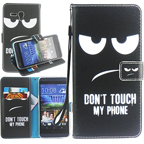 Alcatel One Touch Fierce XL Case, One Touch Fierce XL Wallet Case, Harryshell(TM) Eyes Wallet Folio Leather Flip Case Cover with Card Id Slot and Wrist Strap for Alcatel One Touch Fierce XL 5054