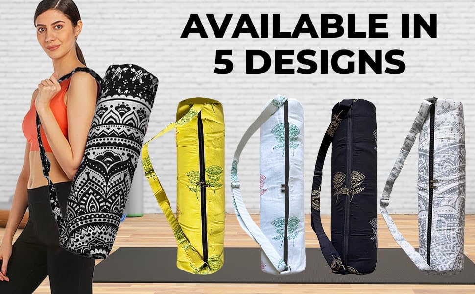 Miniatura 7 de Generic YB0001 - Bolsa para esterilla de yoga para mujeres y hombres, bolsa de gimnasio de yoga de 14 pulgadas y 13 pulgadas de grosor, bolsa de