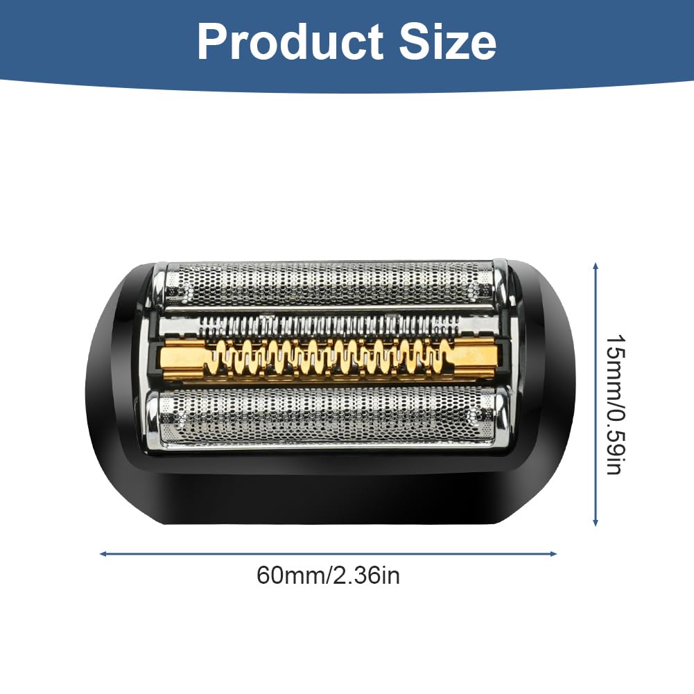 OFFCUP 92B Braun Recambio para Afeitadora Eléctrica, Braun Series 9 Recambio para Afeitadora, Cabezal de Repuesto Compatible con las Afeitadoras S9 9030s 9090cc 9075cc 9093s 9240s 9242s 9297cc 9299s