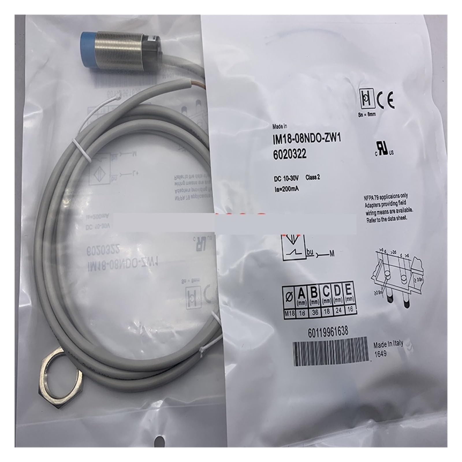 CXFCIHFT 1pcs IM18-08NDO-ZW1 IM18-08NDS-ZW1 proximity switch sensor(IM18-08NDO-ZW1)