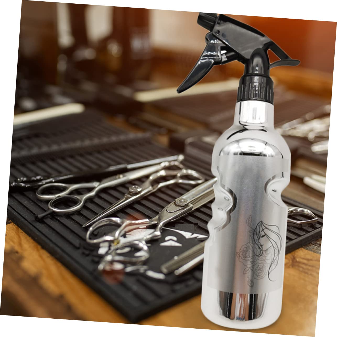 Beaupretty 4 Pièces Vaporisateur Pour Salon De Coiffure Barbier Bouteille Brumisateur D'eau Vaporisateur Rechargeable Pulvérisateur De Voyage Arrosoir Plastique Arroseur Remplissage
