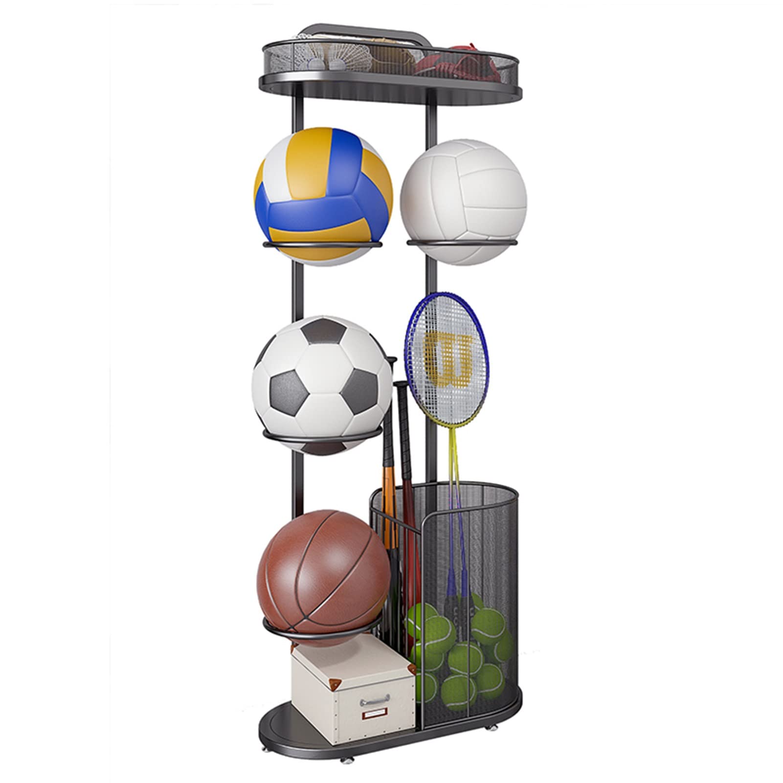 Support de stockage de balles pour vider le sol du garage