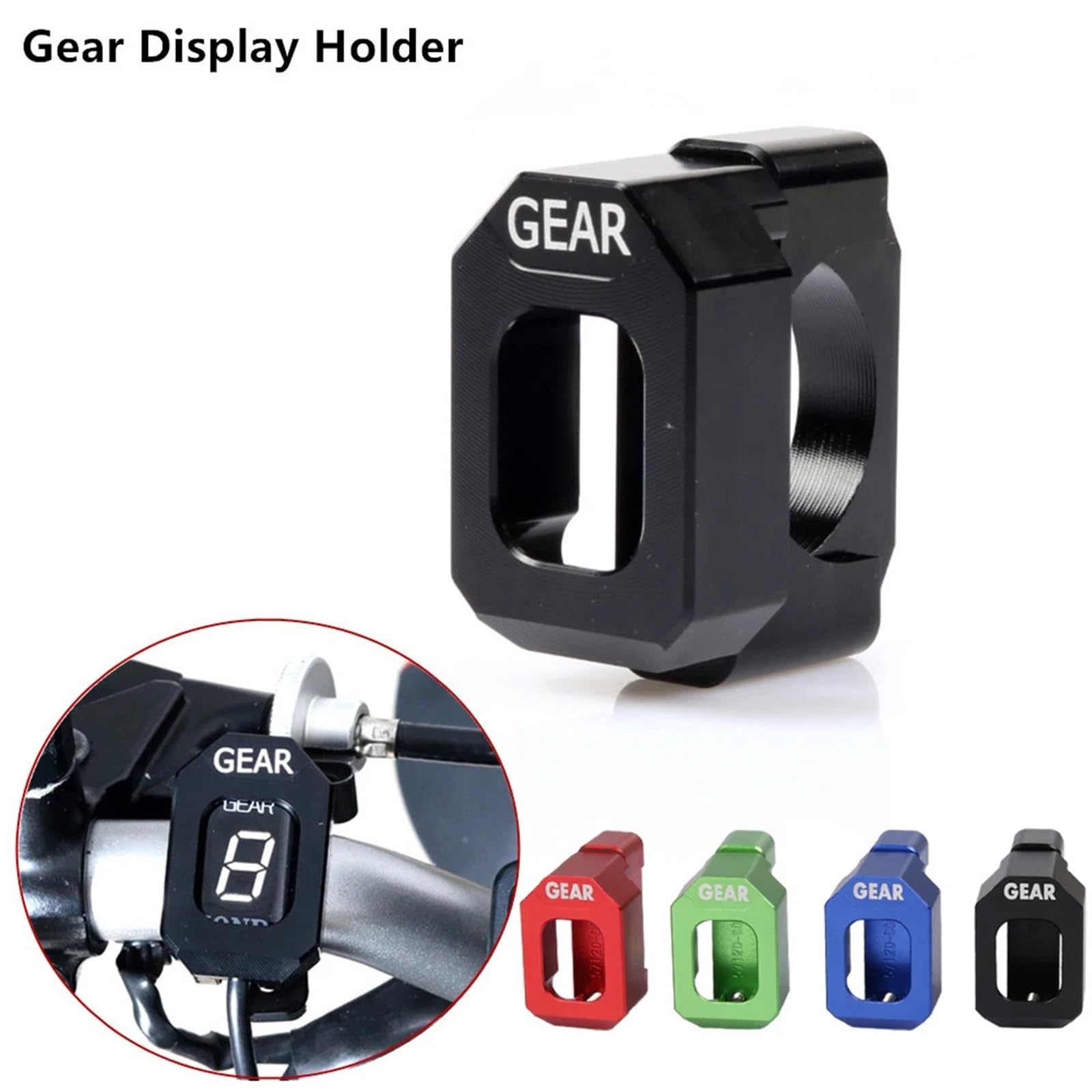 Motorcycle Gear Indicator Speed Display Meter Fit For YAMAHA FZ6 FZ1 FZ1N FZ 6 FZ 1 1N FZ1S FZ8 FZ16 FZ 8 FZ 16 TDM900 TDM 900 TDM Wodoodporny(White)
