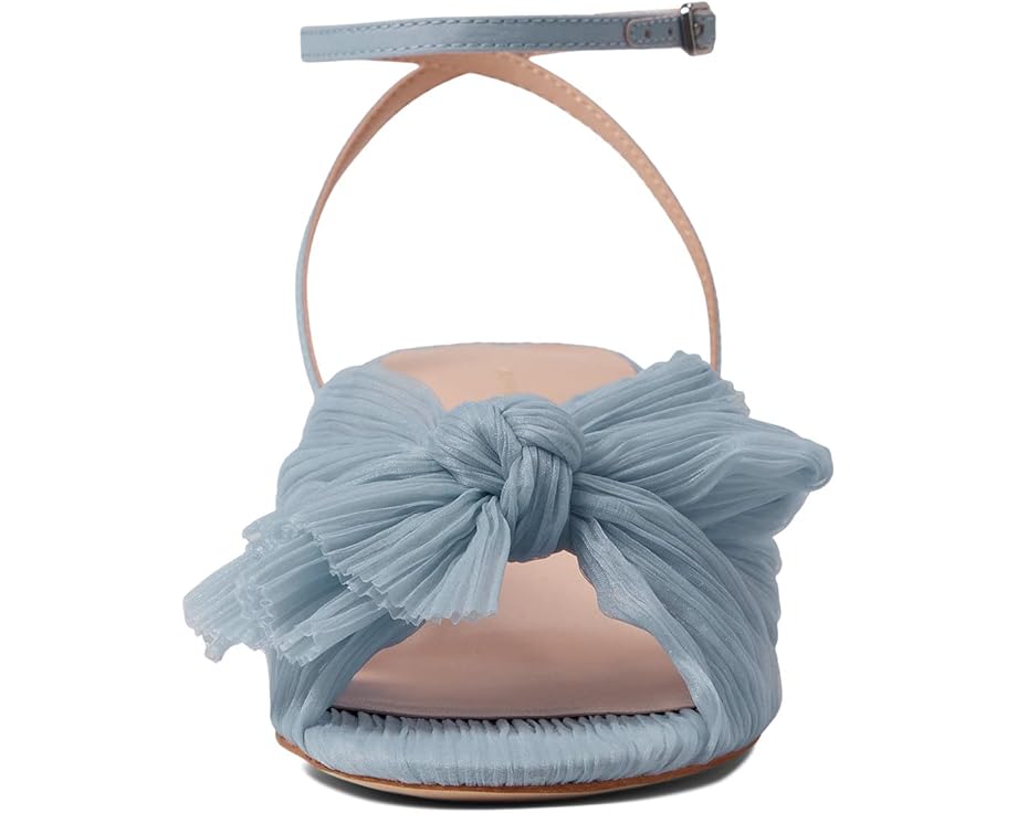 Loeffler Randall Dahlia Pleated Knot Mule with Ankle Strap - Top View