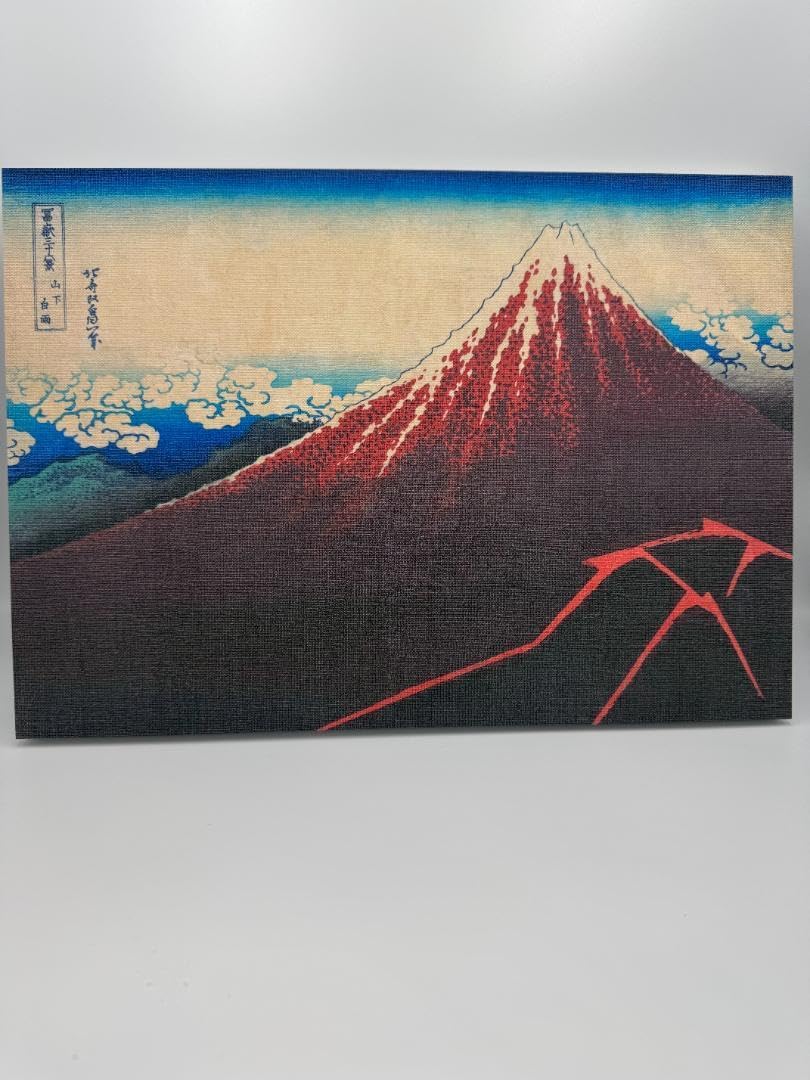 木製パネル アート 葛飾北斎 冨嶽三十六景　山下白雨 木製パネル アート 葛飾北斎 冨嶽三十六景 山下白雨 冨嶽三十六