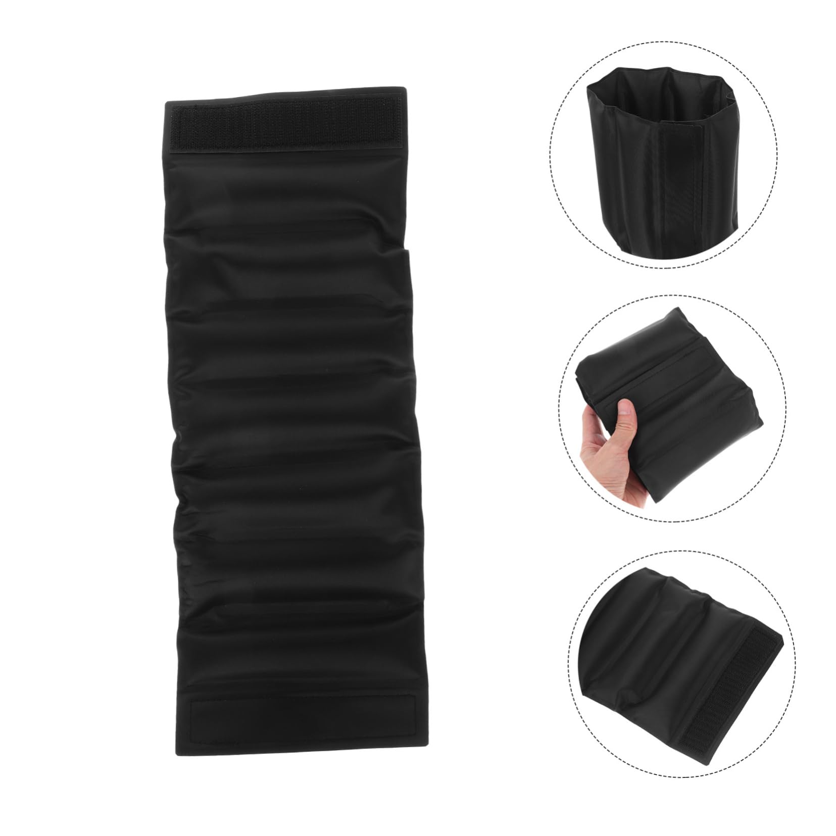À Vin Glacial Réutilisable Housse De Refroidissement Gel Pour Bouteille De Vin Pour Camping Et Pique- Maintien De Température Couleur Noire