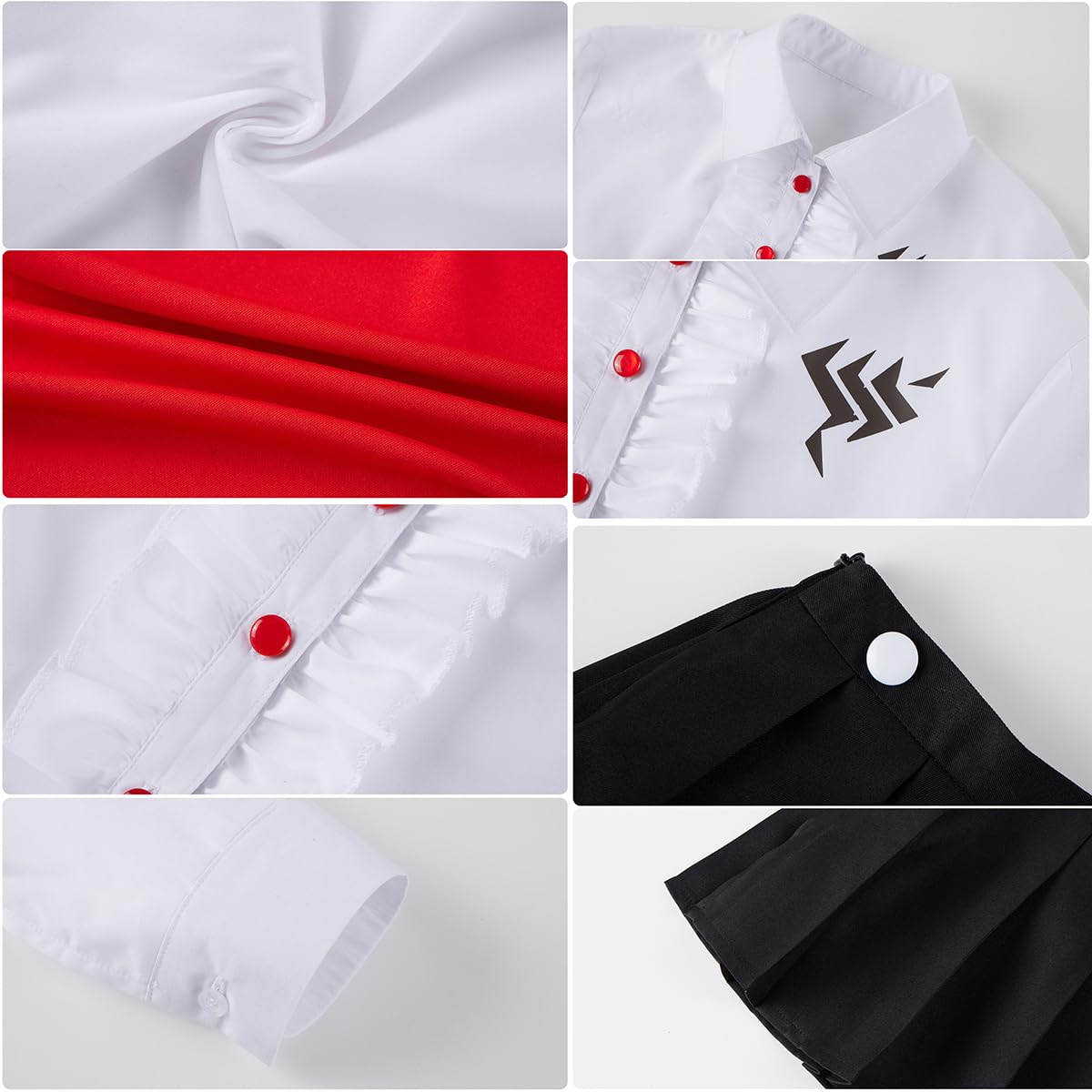 Amazon.co.jp: [YAYANA]ブルアカ火宮チナツコスプレ 衣装 制服 JK制服