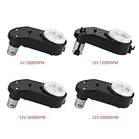 Vista 5 de Motor eléctrico de CC RS390, 12 V, 12000 RPM, longitud de 6.5 pulgadas, compatible con juguetes de paseo para niños