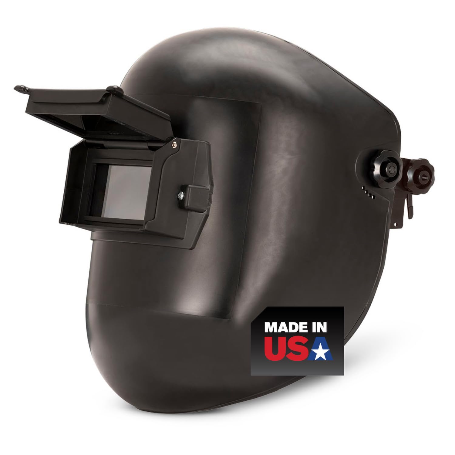 Jackson Safety PL280 Pipeliner Welding Helmet - Shade 10 Flip Front Welding Hood - ANSI Z87.1 - Made in USA (Multiple Headgear Styles and Colors)