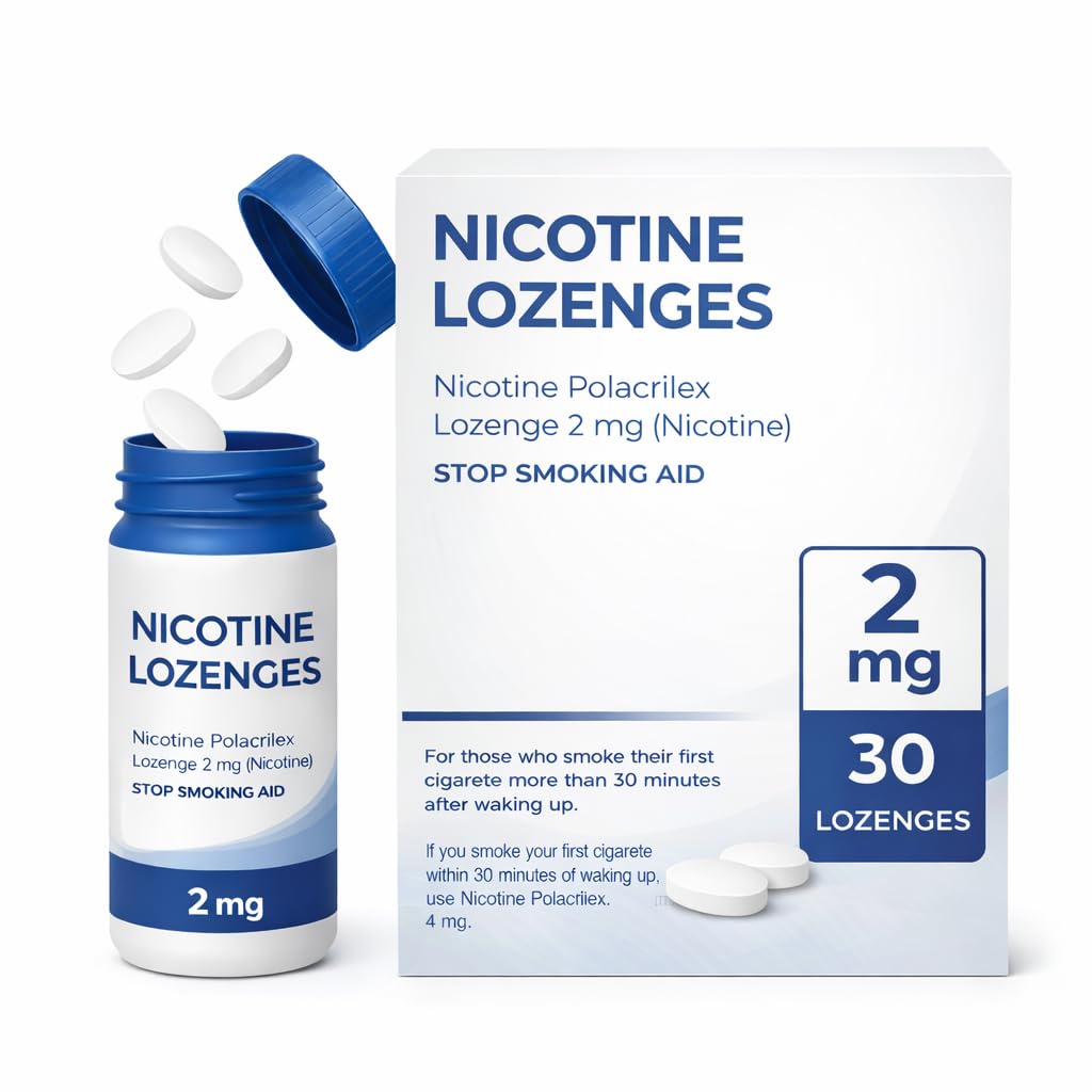 Flyleaf Pastilhas de Nicotina 2 mg para Parar de Fumar – Ajuda para ...