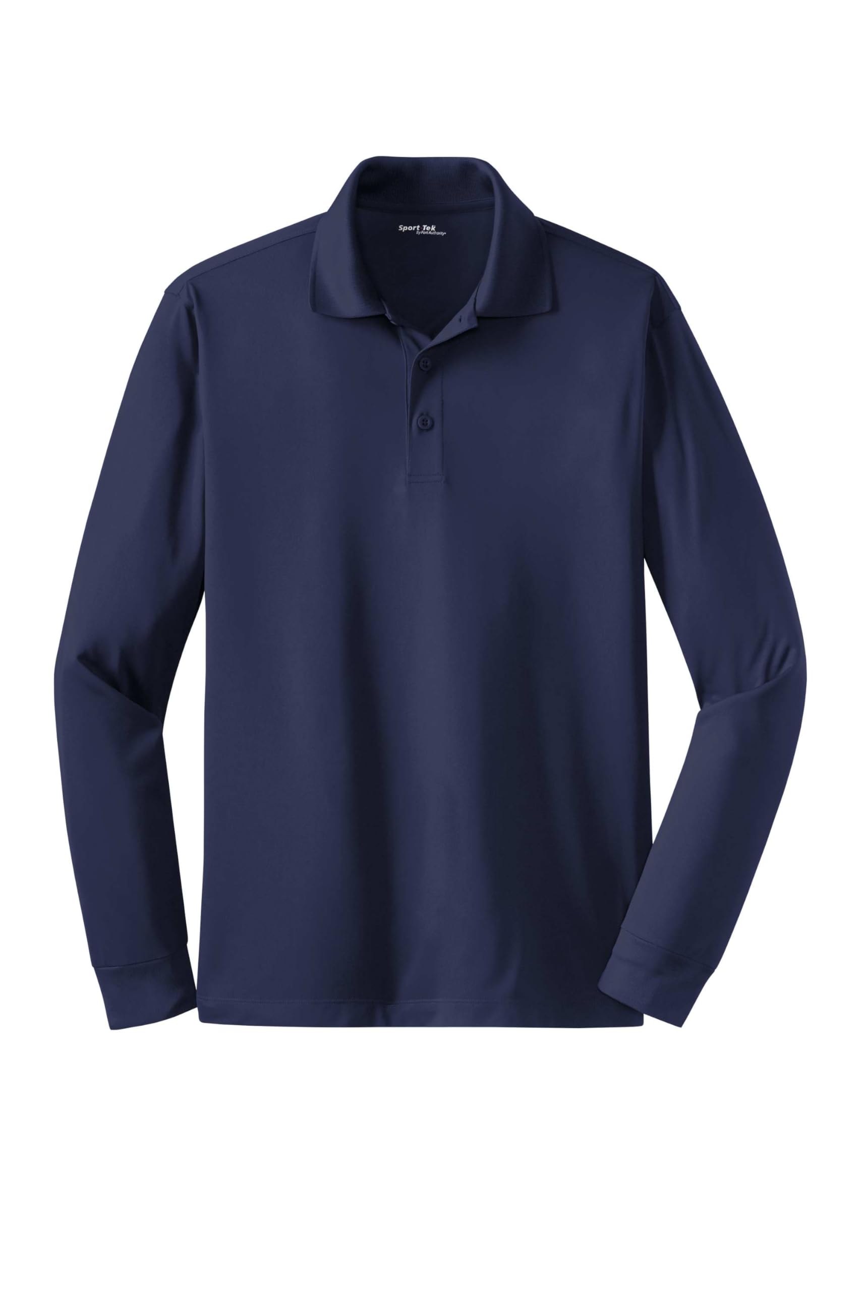 SPORT-TEK Unisex Long Sleeve Micropique Sport-Wick Polo | Collared Shirt for Men & Women, Casual Fit Top for Work & Golf