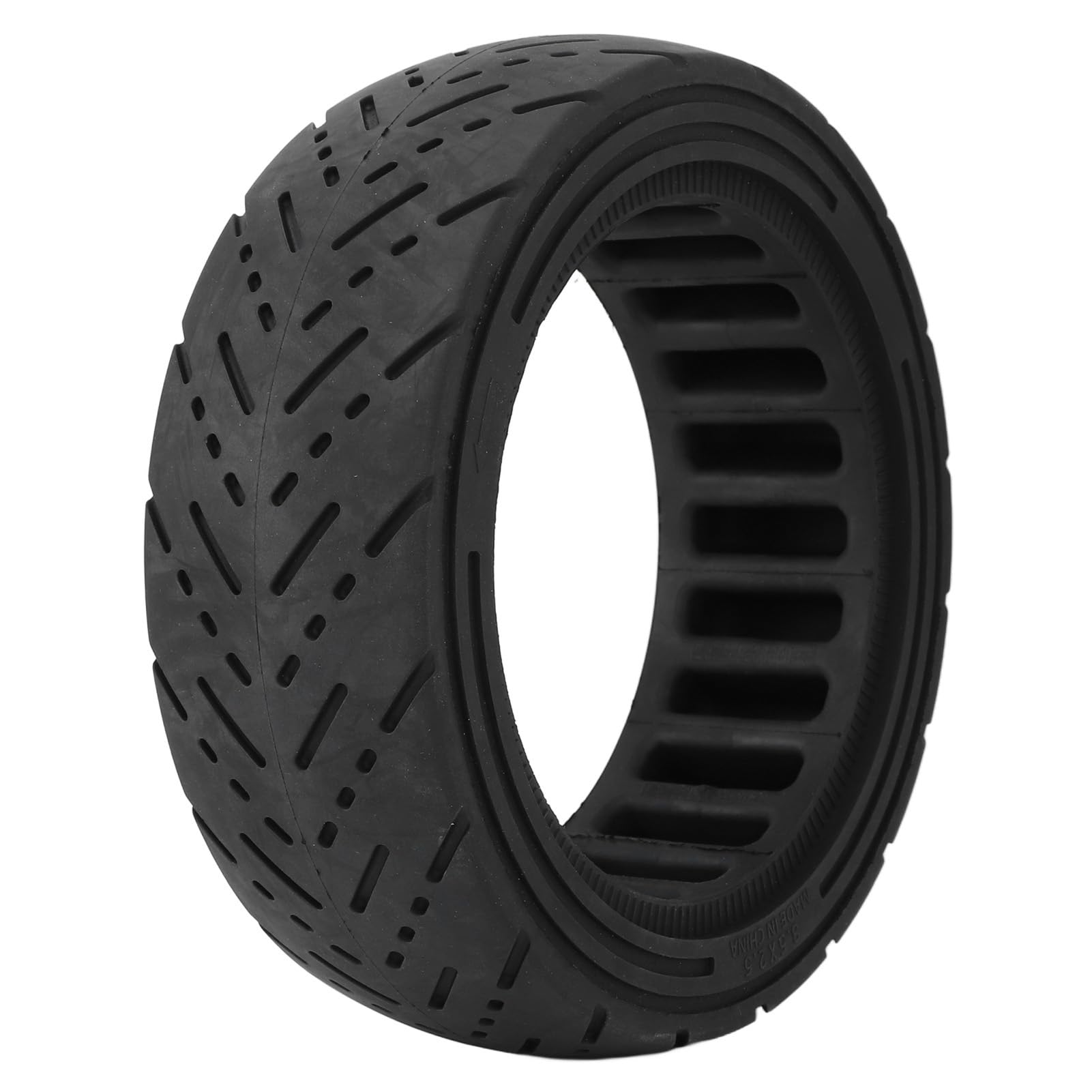 Pneus Pleins en Caoutchouc, Roues de Rechange pour Scooter électrique 8,5 X 2,5 Pouces, Pneu Solide en Nid D'abeille pour Scooter électrique Dualtron Mini Speedway Leger (BLACK)