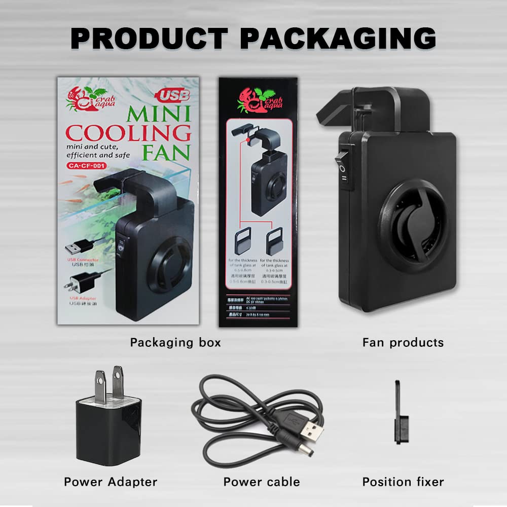 Buy Oaoaii Aquarium Chiller Fish Tank Fan Aquarium Cooling Fan 2 Wind