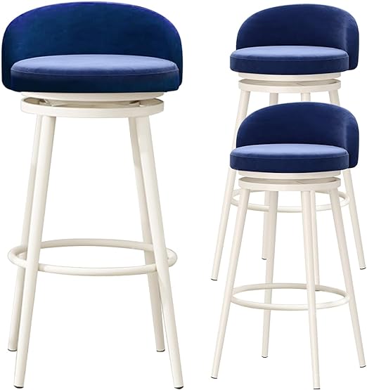 lirrebol Bar Stools Set of 3,65 Seat Height Bar Chairs