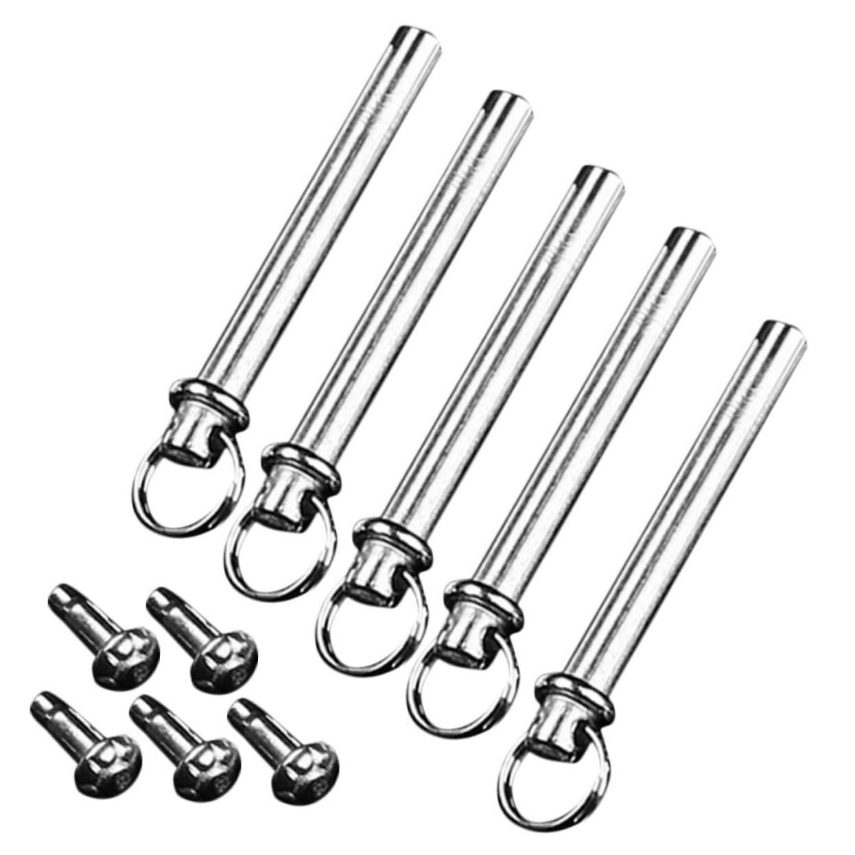 Alipis 5sets Fan Rivet Folding Fan Hinge Metal Nail Accessories for Repair Assembly Connector Replacement Parts for Handheld