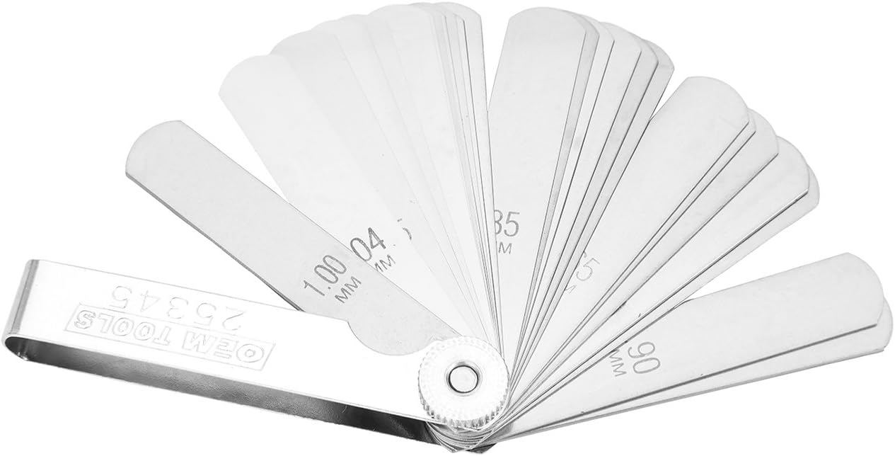 OEMTOOLS 25 Blade Metric Feeler Gauge, Multi, One Size (25345) Amazon