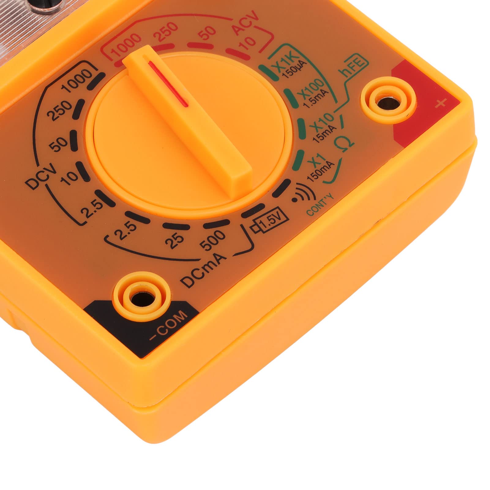 WGFOIP Analog Multimeter, High Definition Scale Multiple Measuring Ranges Pointer Multimeter for Electrician