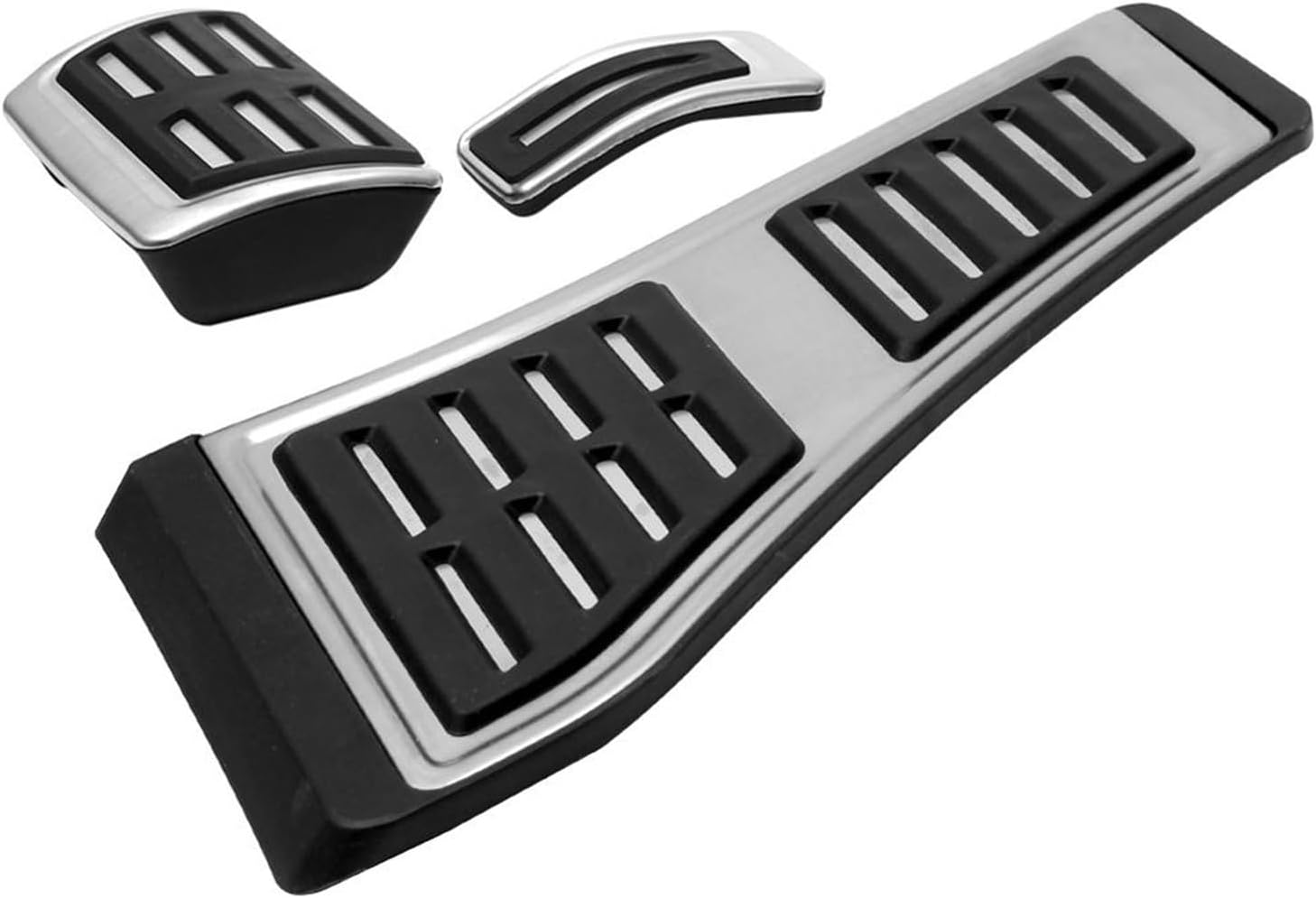 Footrest RHD Compatible With Q5 SQ5 2017 2018 2019 Stainless Steel Accelerator Fuel Brake Pedal Foot Rest Pedal Pad Cover 3pcs(3PCS)