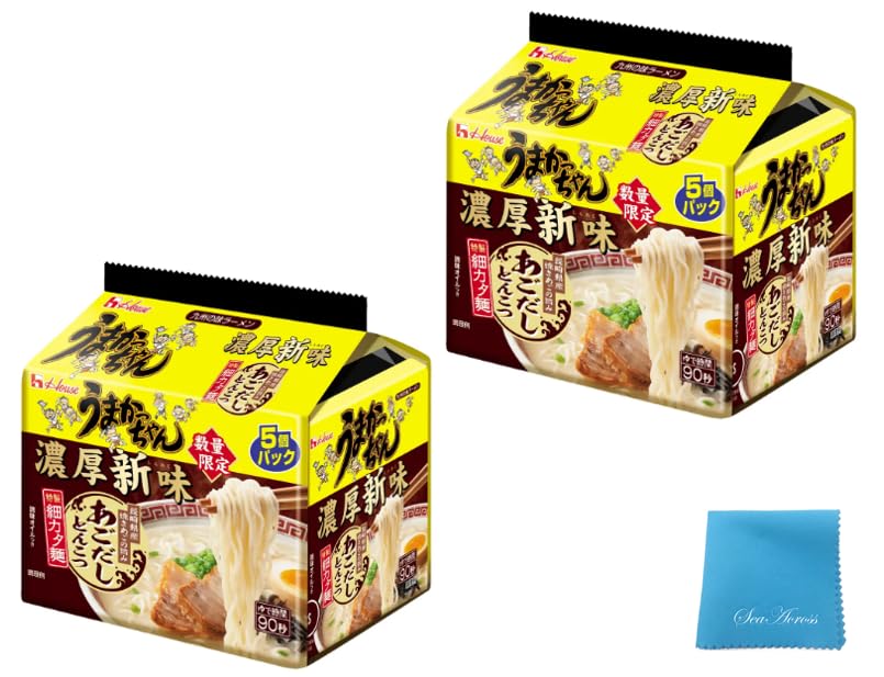 Amazon.co.jp: うまかっちゃん 濃厚新味 あごだしとんこつ 5食パック