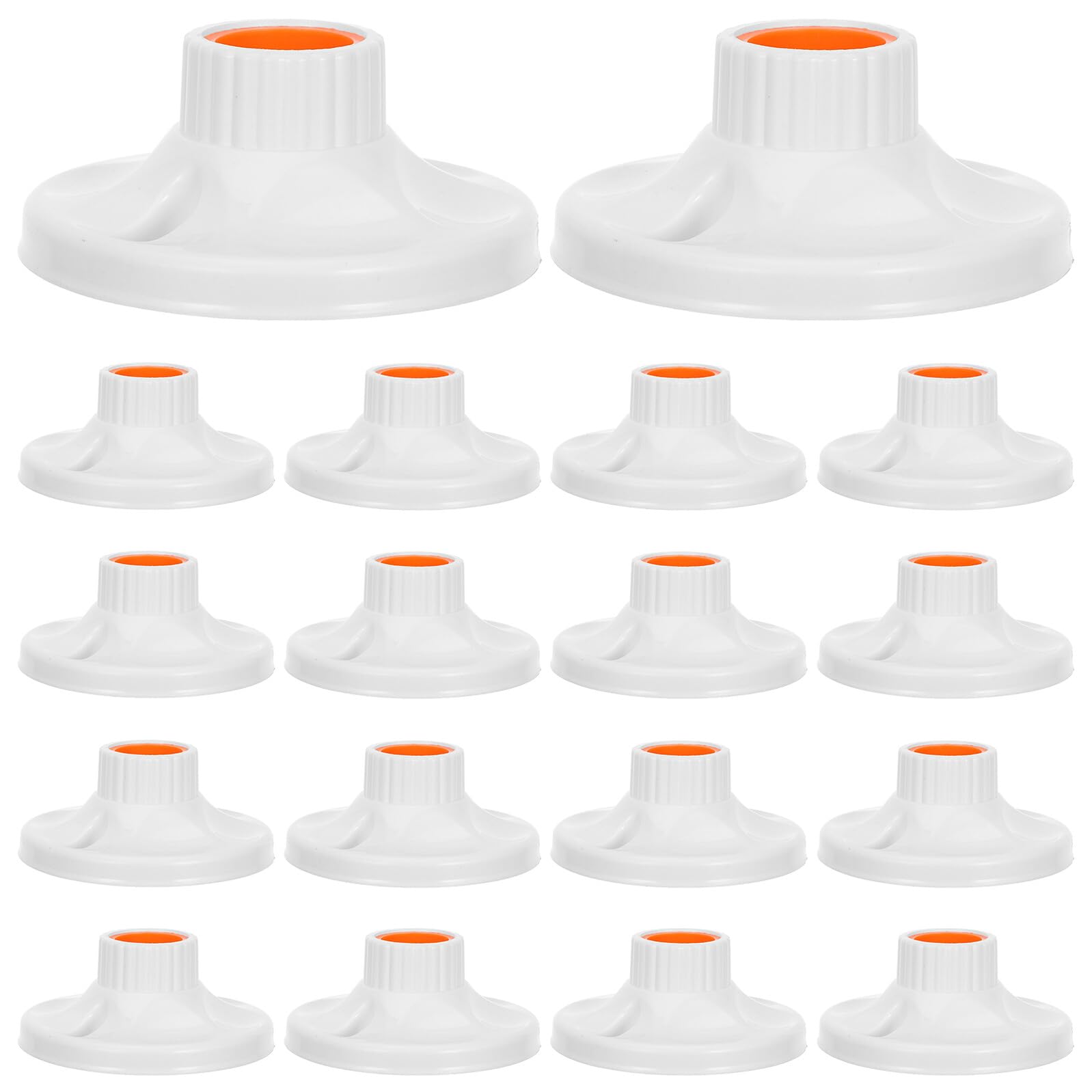NOLITOY Douille D’éclairage E27 à Vis Haute Puissance 120 Mm en Bakélite, Support de Lampe 250v Ac, Lot de 24 Pièces pour Usage Intérieur et Résidentiel