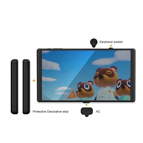 Miniatura 2 de ECHZOVE Switch OLED Silicone Soft Rubber Dust Proof Plug, Nintendo Switch Dust Proof Cover Assessories Kits,Dust Cover for HDMI, USB, AC, SD, LAN,