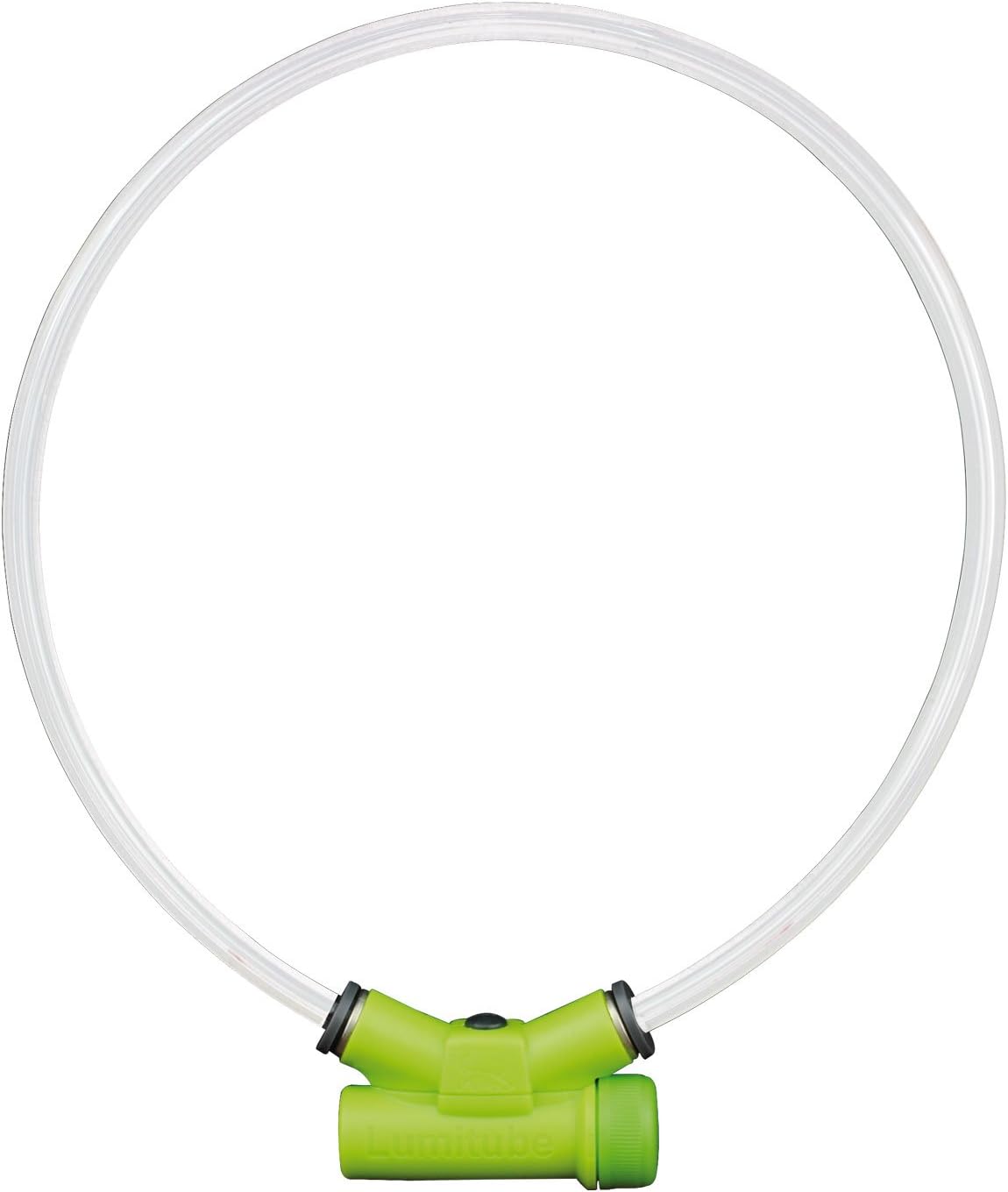 Red Dingo LT-ZZ-RE-SM Lumitube Illuminated Dog Safety Collar44; Bright Red - Small To Medium