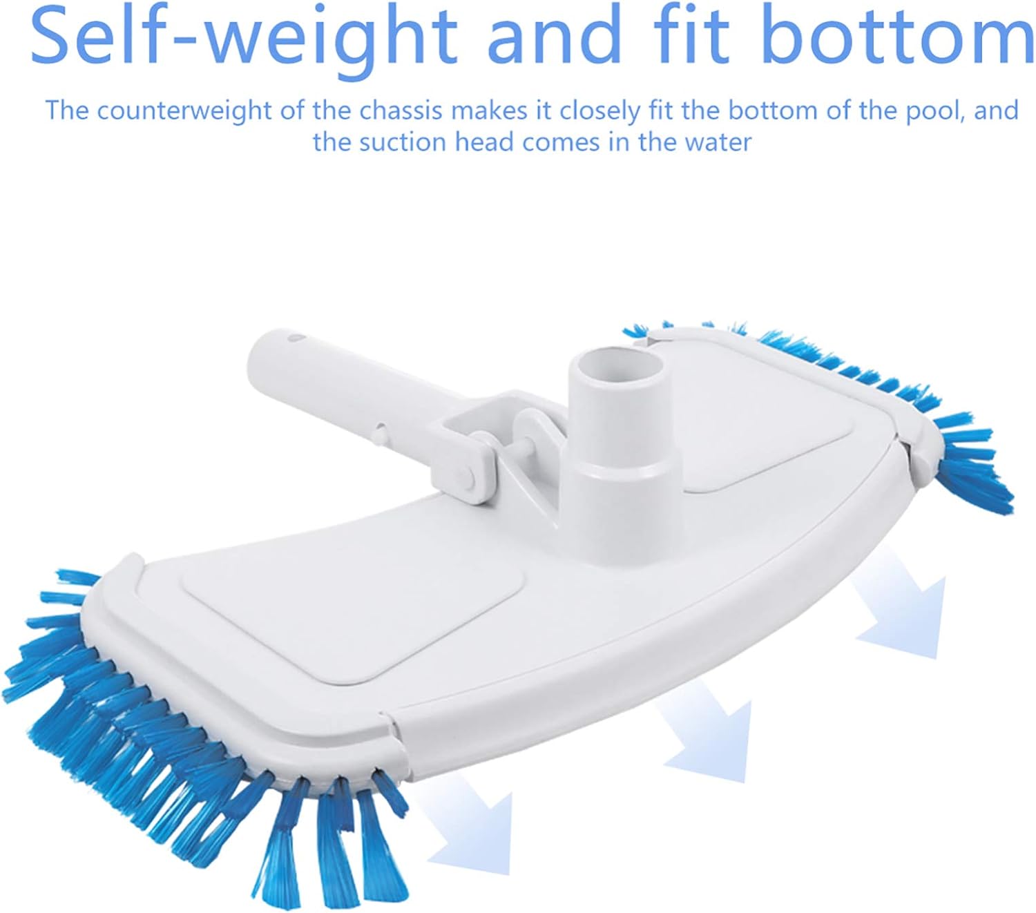 Pool Suction Cleaner 1pc Swimming Pool Sucker Brush Cleaning Suction Head
