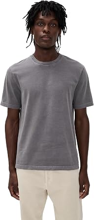 REIGNING CHAMP Mens Midweight Jersey Fadeaway Standard Tee