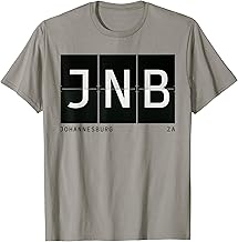 JNB Johannesburg South Africa Airport Code World Traveler T-Shirt