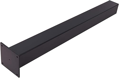 Miniatura 4 de 4 patas rectas de acero para mesa de comedor de 28 pulgadas, patas de acero para mesa de café, patas de mesa de oficina, patas de escritorio de