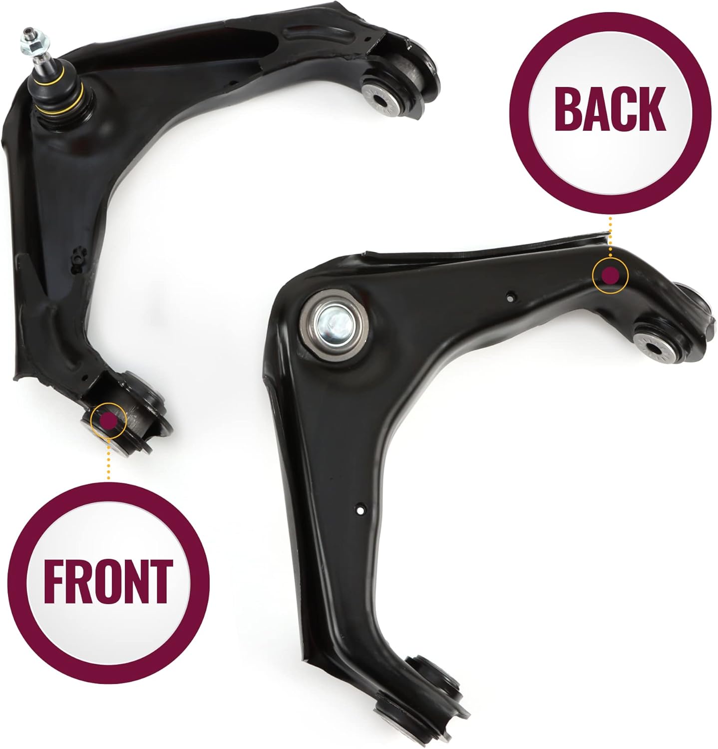Metrix Premium Chassis Parts - 13 PC Front End Suspension Kit Fits 01-07 Chevrolet Avalanche 2500, GMC Sierra 3500 HD Ball Joints Tie Rod Ends Pitman Arm Idler Arm Sway Bar Links Control Arms w Gloves